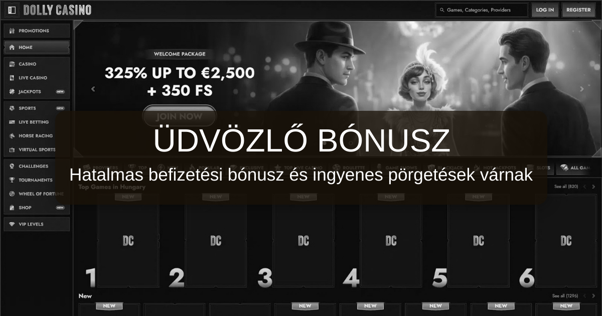 Dolly Casino welcome bonus